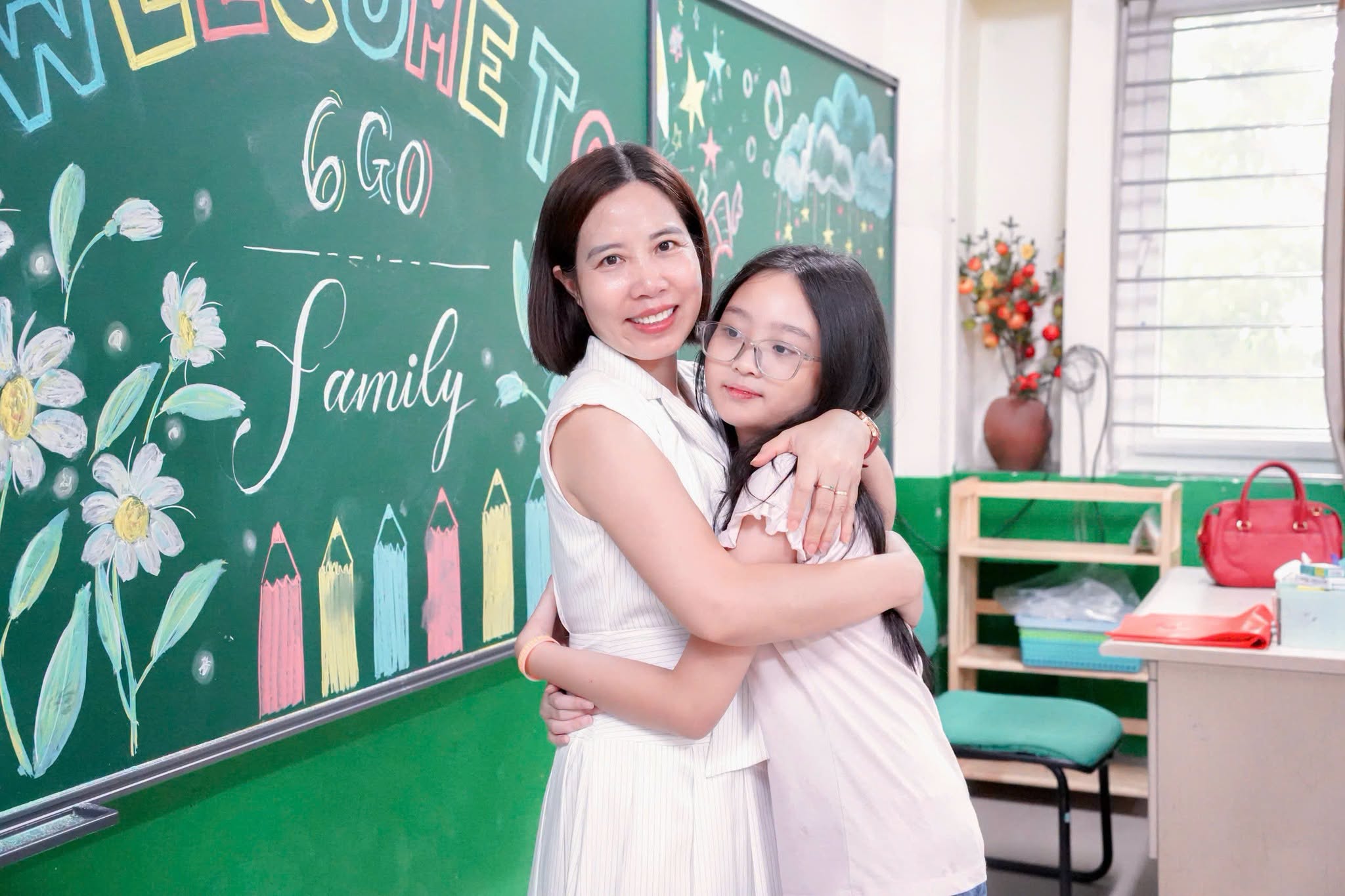 Mỗi ngày đến trường là một ngày trao đi và nhận lại muôn vàn sự yêu thương.